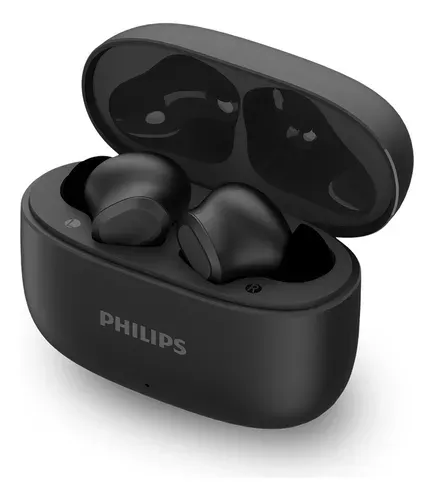 Fone De Ouvido Sem Fio Tws Philips Tat1109bk/00 Na Cor Preto, Com Bluetooth, Microfone, Tecnologia Ipx4